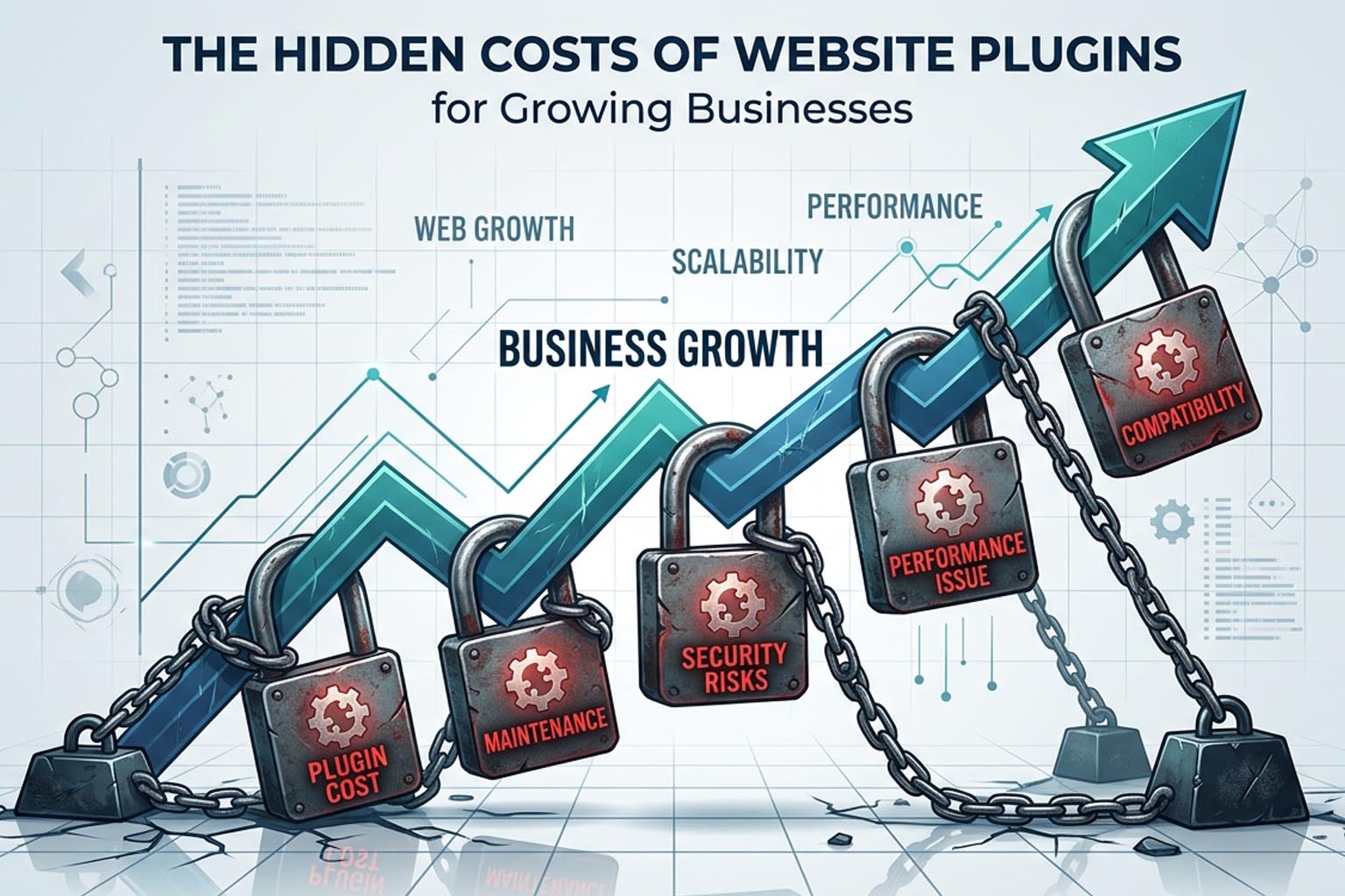 The Hidden Cost of WordPress Plugins for Growing Businesses