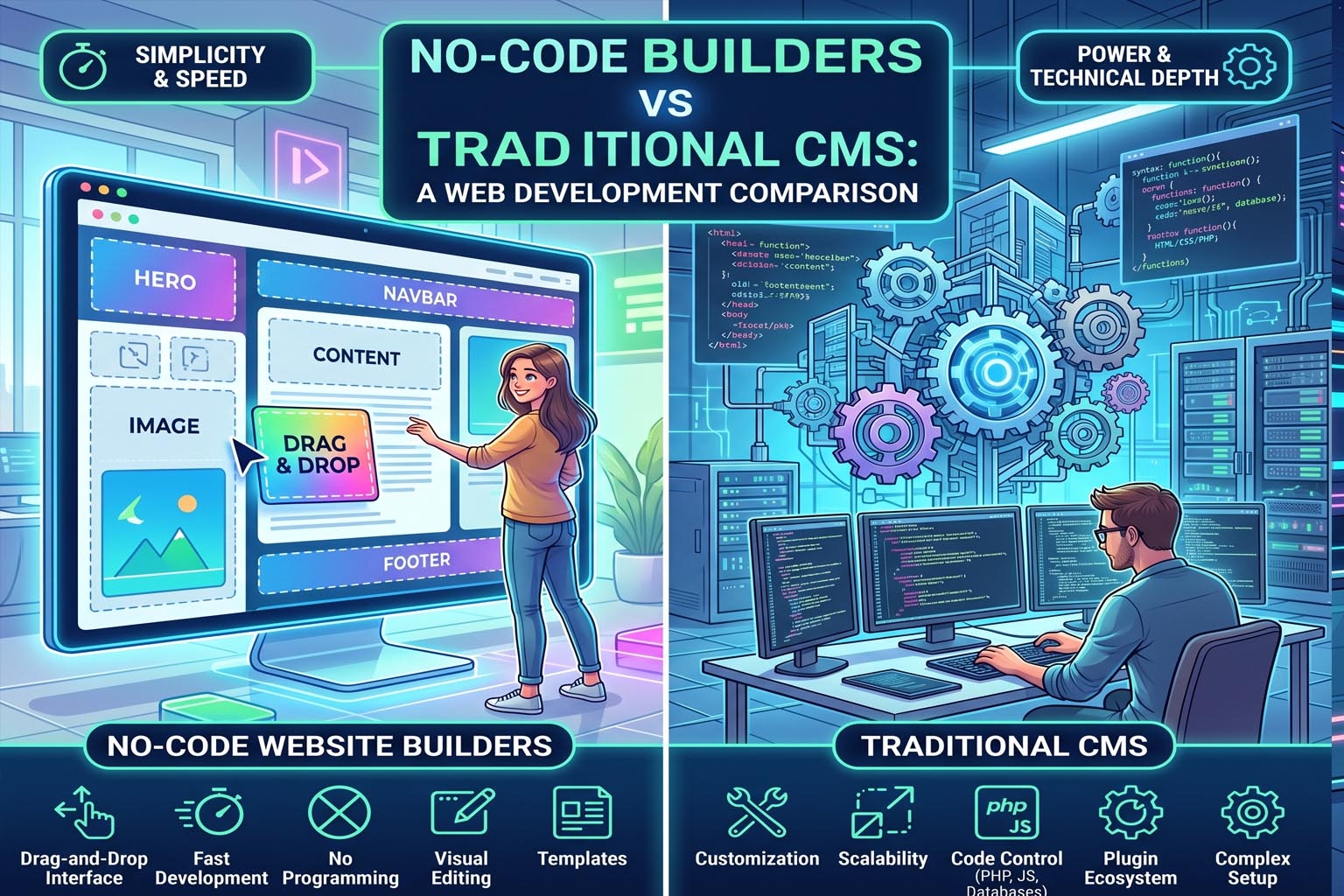 Why No-Code Website Builders Are Replacing Traditional CMS Platforms