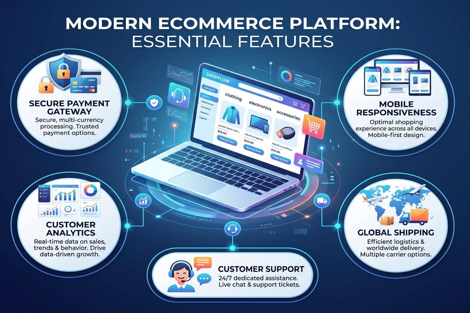 Features Every Modern Ecommerce Platform Should Have